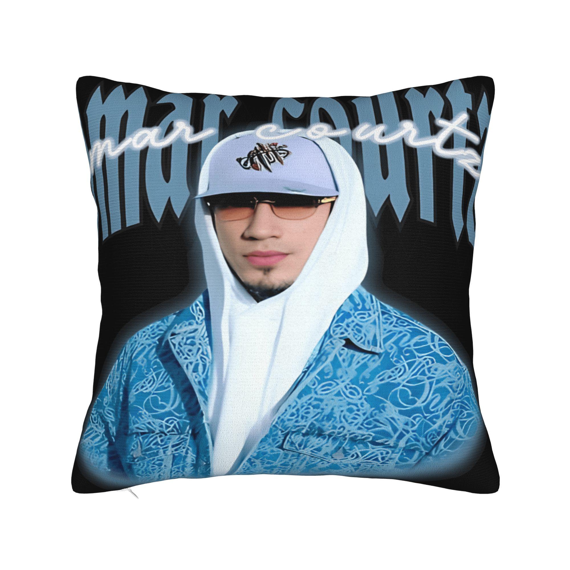 

O-Omar Courtz Pillow Cover Cute Funny Pillow Case For Living Room Chair Print Cushion Cover Gift 12x12Inch