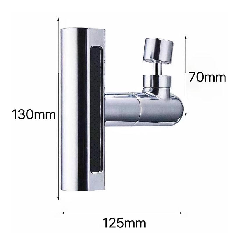 

Удлинитель смесителя-водопада, брызгозащищенный, универсальный, вращающийся на 360°, фильтр для крана, 3 режима, кухонный многофункциональный смеситель, аэратор для брызг
