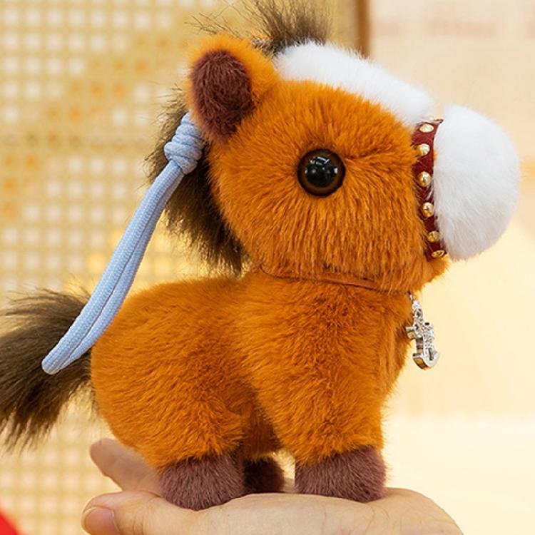 Cute Stuffed Animal Keychain Plush Animal Keychain Fashion Bag Accessories Handbag Pendant Key Charm Gift for Womens