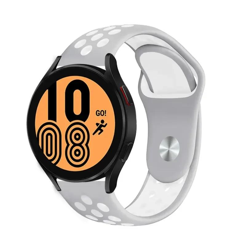 Classic 20mm 22mm Strap for Samsung Galaxy Watch 6 4 Classic 5 Pro 45mm 44mm 40mm 47mm 43mm Sport Silicone For Huawei 4 gt-2-3-Pro