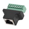 DVR Ethernet Connector RJ45 Female Jack to 8 Pin Screw Terminal Connector
