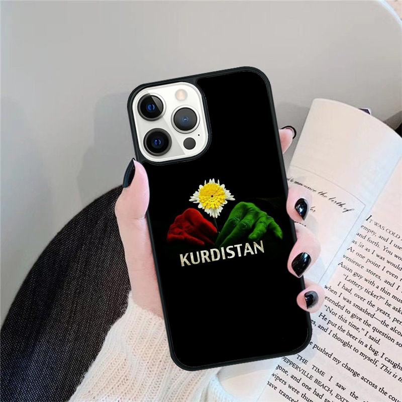 Kurdistan Flag Phone Case For iPhone 17 Air 16 15 13 12 11 14 Pro Max MAX 14 Plus Cover coque