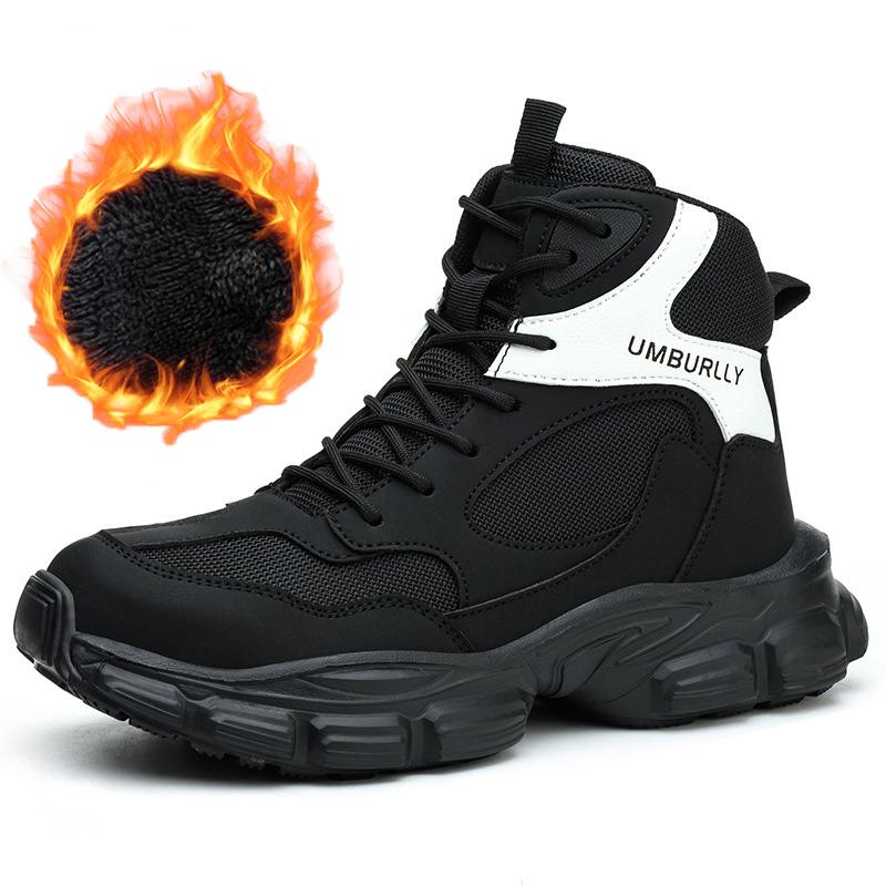 Women'S Work Safety Boots Steel Toe Shoes Anti-Smash Anti Puncture Work Sneakers Protection Shoes Work Boots Security Shoes