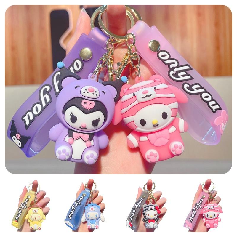 Schöner PVC Sanrio Charakter Schlüsselanhänger Taschenanhänger Autoschlüsselanhänger Geschenk