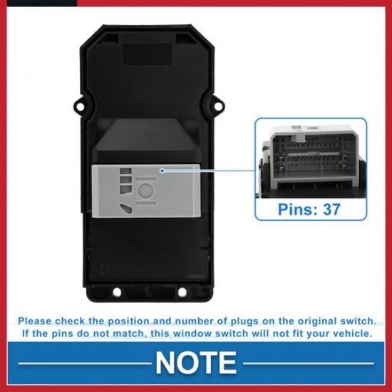 Front Right Passenger Power Window Switch for Honda for Acura Pilot 09-14