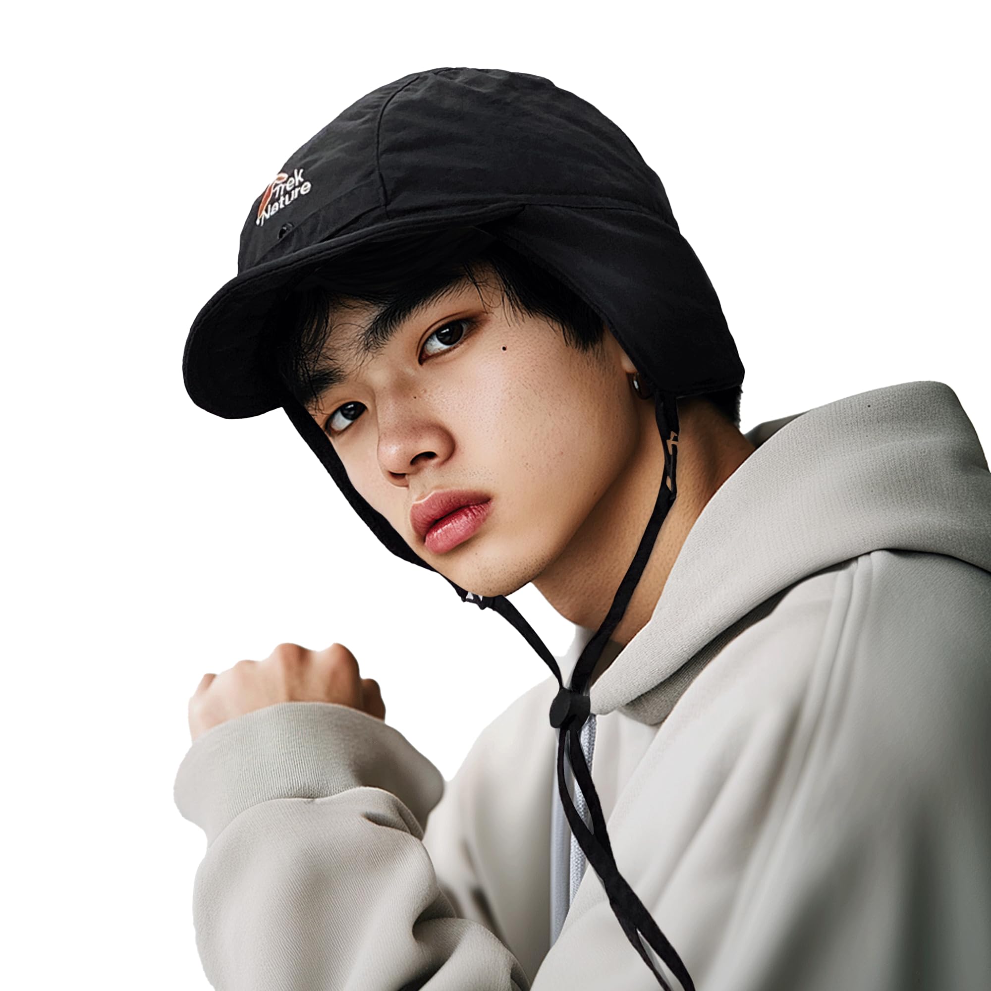 

Шапка-ушанка зимняя с однотонной подкладкой из легкого дождевика для осени и улицы и и с ушами, водоотталкивающая, легкая, цвет, защита, козырек,