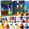 Joyfy 31 Pcs  Halloween Advent Calendar Halloween Rubber Duck Advent Calendar for Halloween Countdown Calendar