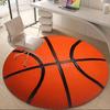 1PC Basketball Sport Office Round Area Rug, Indoor Mat Suitable ForOffice, Under Office Chairs Bedroom Living Room Home Decor, Room Deco, D015