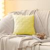 30x50/45x45cm Simple Striped Rabbit Plush Pillowcase Cojines Solid Color Double-Sided Velvet Cushion Cover Headboard Pillowcases