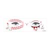 Spider Web Halloween Face Tattoo Sticker Ghost Bat Body Art Scar Stickers  Haunted House