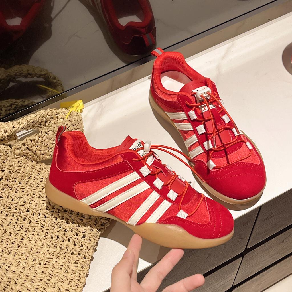 [Fanfuna] 2025 autumn new niche retro German training shoes women's breathable soft-soled versatile casual sports shoes