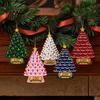 Festive Tree Hanging 5 Pcs 2D Flat 250 Anniversary USA Christmas Ornament, Year Holiday Gift for Family of America 1776-2026 Acrylic Patriotic