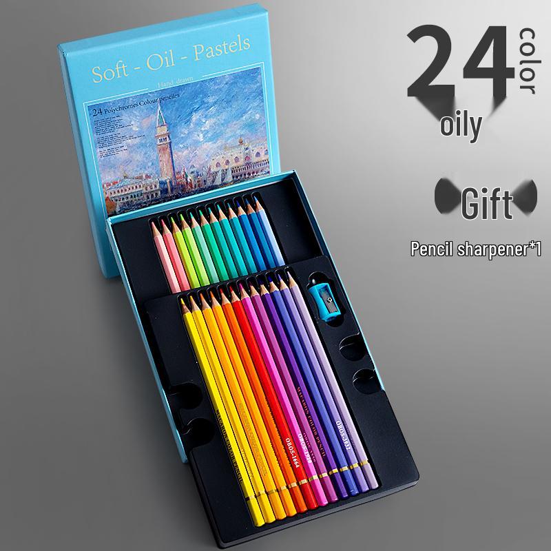 200 OBOS Professional Water-Soluble Oil-Based Colored Pencils for Painting, Sketching, Drawing, and Hand-Painting