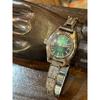 Used 1973 Vintage Citizen Cosmo Star V2 Automatic Ladies Watch, Dial Day-Date, Working Condition, Cut Glass, Green Dial