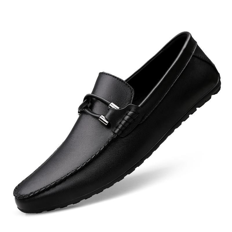 Fashion High Quality Men's Spring Comfortable Soft Soled Casual Loafers Fashionable Brand Men Outdoor Breathable Anti Slip Driving Shoes