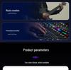 M12 RGB USB Condenser Microphone for Esports, Gaming, Recording, and Live Broadcast
