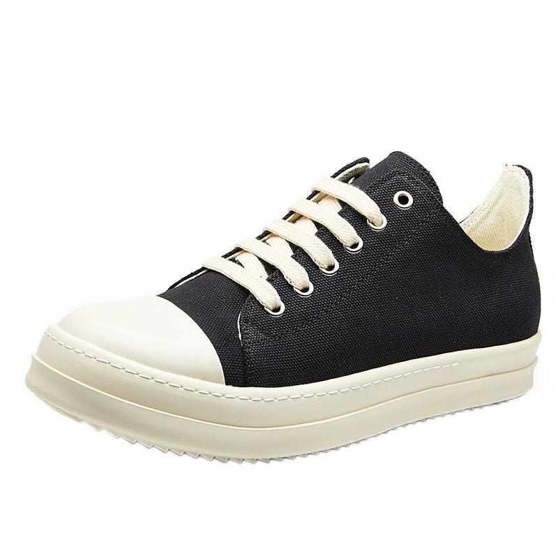 Fashion NEW Shoes For Women 2025 New Fashion Women Autumn Shoes Casual Sport Sneakers Breathable Solid Color Black Platform Canvas Shoes