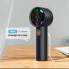 Handheld Fan 3000mAh Battery Personal Digital Display USB Rechargeable for Travel Outdoor School Gift