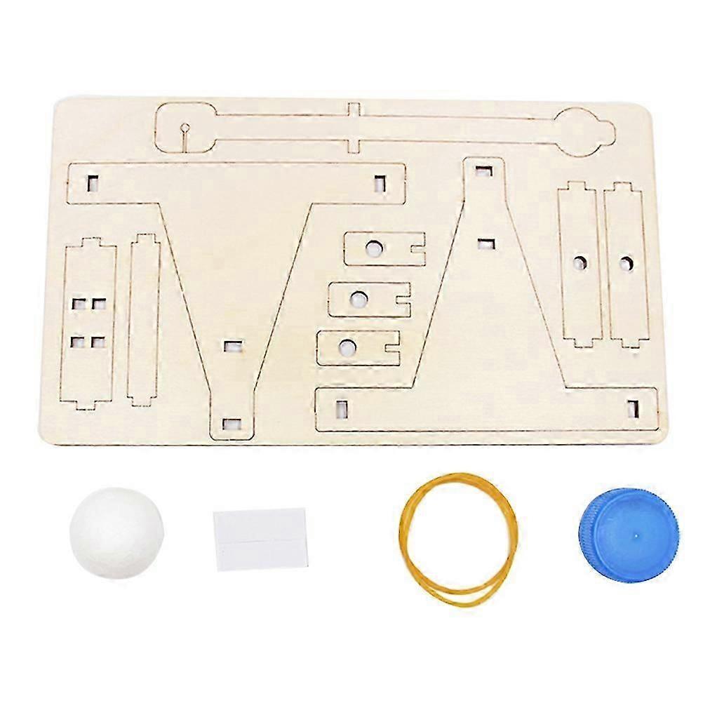 Wooden Catapult Model Kit Diy Trebuchet Educational Science Assembly Building Blocks Toys