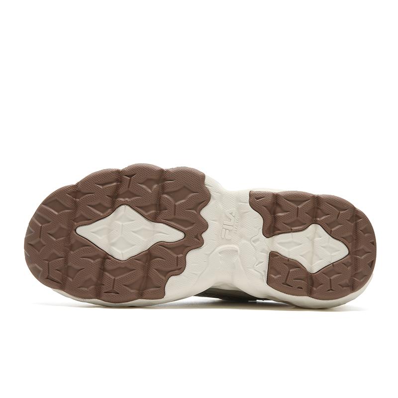 FILA Muffin Sticker Casual Shoes Women sneakers White Brown F12W541127FBB