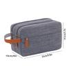 Simple solid color large capacity women's handbag Large capacity zipper waterproof Oxford handbag Daily wash and toiletries bag