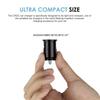 Dual Usb Smart Car Mobile Phone Charger Mini Adapter Black 12V Power Supply Supports Multiple