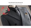 Men's High-End Slim-Fit Suit Set: Business Formal, Groomsman, Wedding Groom's Wear, Wrinkle-Resistant Jacket