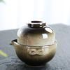 Hurtowy porcelanowy zestaw do herbaty 1 dzbanek 1 filiżanka, wysokiej jakości piękny i elegancki czajniczek Gaiwan i filiżanki łatwo podróżny czajnik