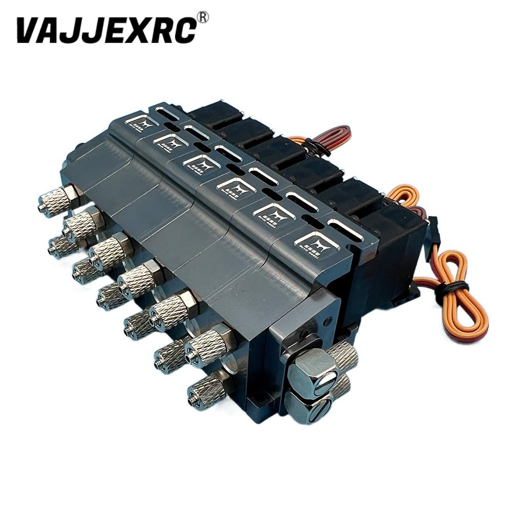 1CH To 8CH Hydraulic Control Valve Oil Return Version For 1/14 RC Excavator E010 EC160 K336