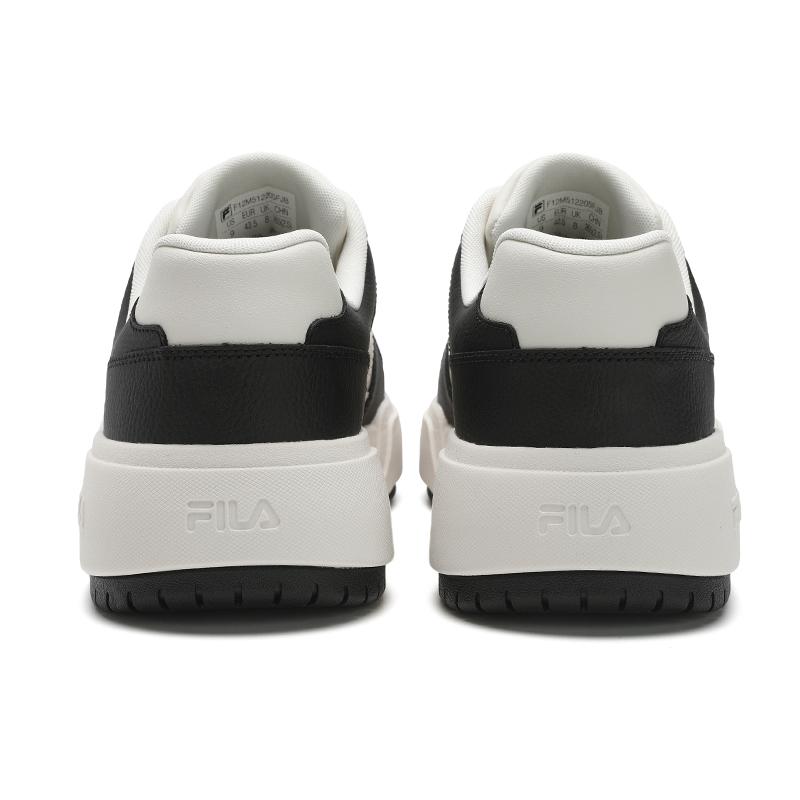 Fila Campus Square Shoes Fashion Retro Casual Comfortable Versatile Low-Top Skate Shoes Men Sneakers Black White F12M512205FJB