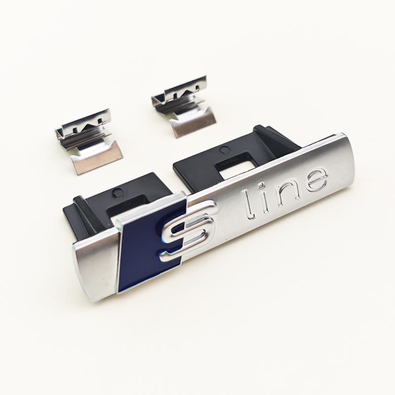 3D Metal Logo  Emblem Car Fender Side Sticker Front Grill Badge For  A3 A4 A5 A6 A7 S3 S4 S5 S6 TT  Accessories