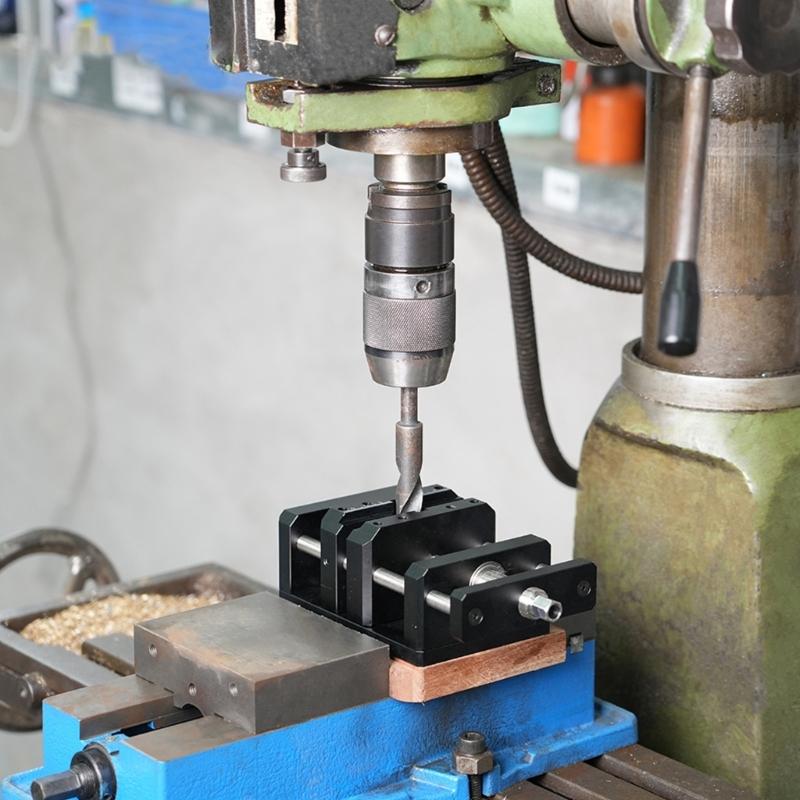 Anodized Aluminum Alloy Selves Centering Clamping Tool Ideal For Wood Drilling And Crafting Applications