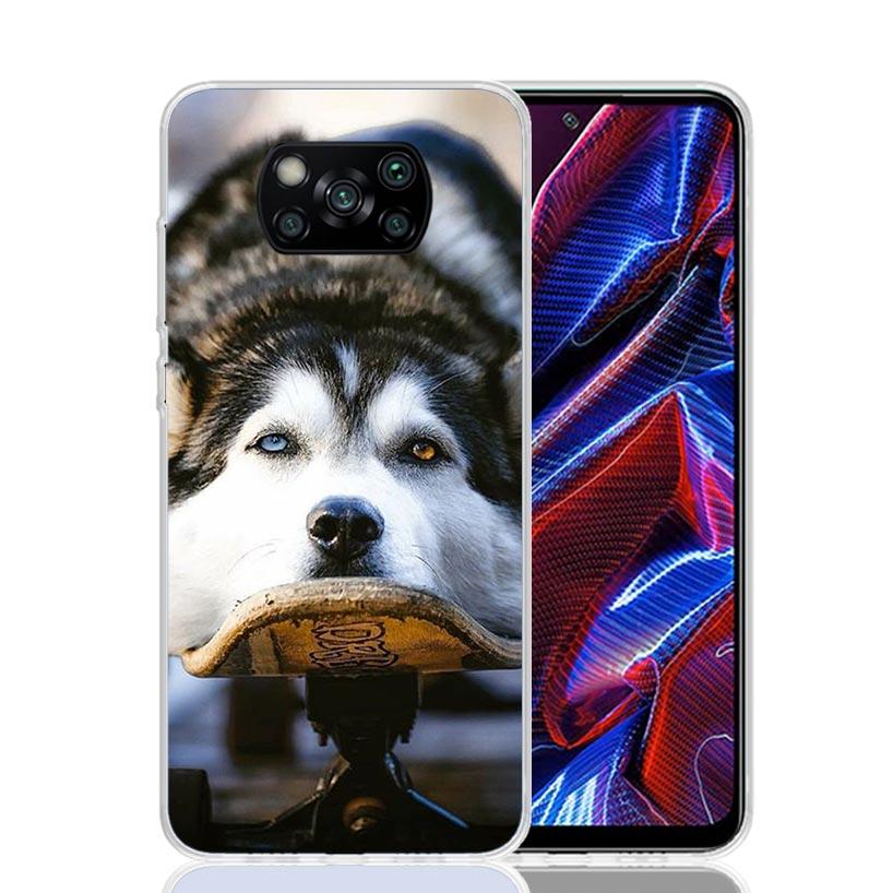 

Siberian Husky Dog Case Phone Cover for Xiaomi Redmi Note 10 9 9S 8 8T 7 5 Pro Mi 12T 11T 10T 9T 12 11 Lite A3 A2 Trend Fundas M Xiaomi Mi A2 (6X)
