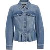 Women's Ruffled Denim Short Jacket