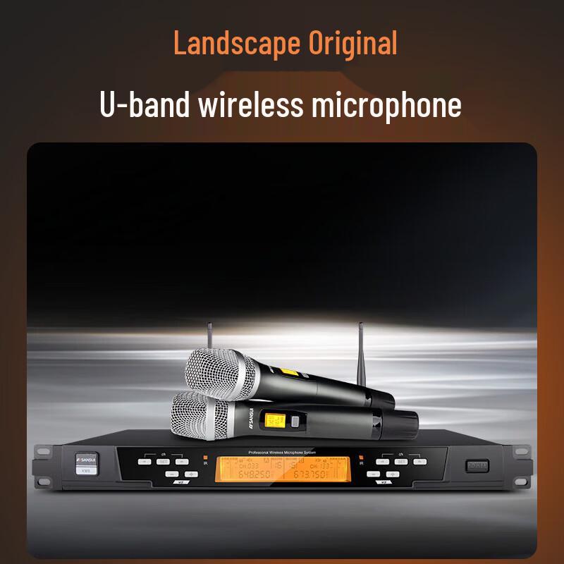 SANSUI KF215 Professional Dual 15-inch KTV Speaker Set CN plug (adapter included)