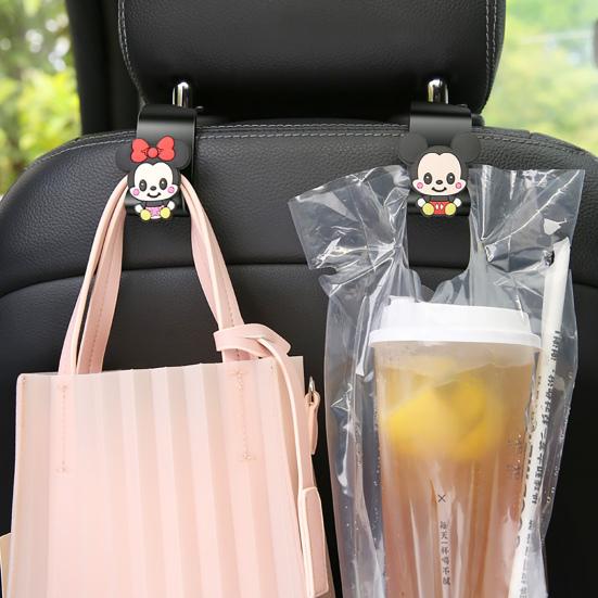 Convenient Car Hook Easy Installation PP Multifunctional Cute Car Seat Hanger for Auto