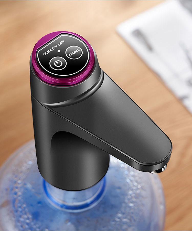 Automatic Water Press Household Barreled Water Electric Water Pump USB Rechargeable Mineral Water Pump Portable Water Dispenser