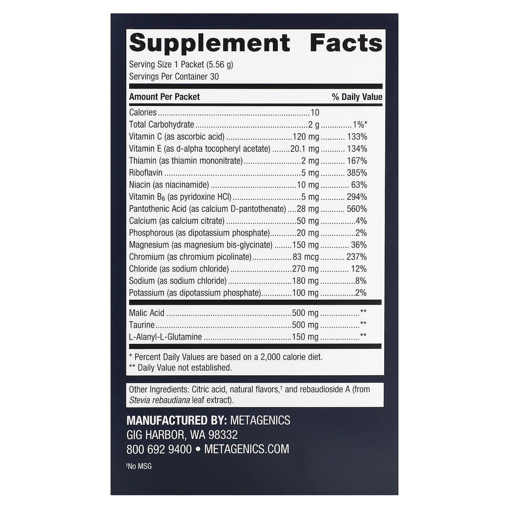 Endura, Lemonade, 30 Packets, 5.56G (0.2Oz) Each