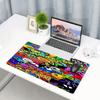 Geometry Dash Print Mouse Pad, Anti‑Slip Desktop Keyboard Mat, for PC Laptop Gaming Working Daily Use, Cool Festival Surprise Gift