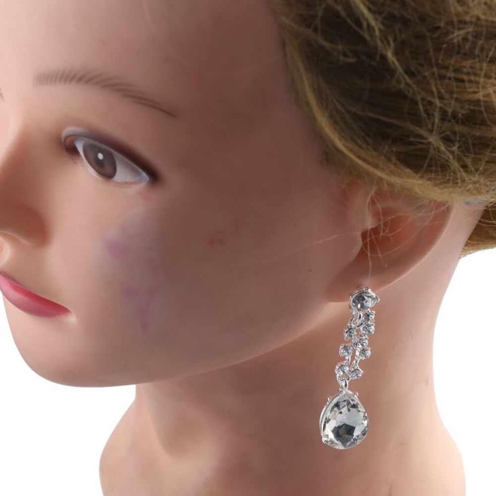 Shape Temperament Korean Style Earrings Wedding Jewelry Set Women Necklace Necklace Ear Studs Set