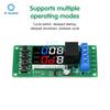 T2101 12V Programmable Timer Controller Dual-Mode Single-Channel Delay Relay Module Direct Output for Electronics