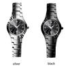 VA VA VOOM Ladies Quartz Watches Bracelet Watch For Women Business Casual Fashion Pointer Watch Wristwatches Bracelet Set Black Silver