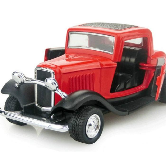 1:32 Alloy Pull Back Simulation Retro Classic Double Open Door Car Ford Alloy Car Toy Gifts Model