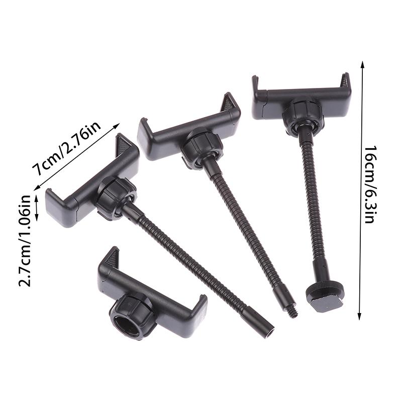 - Phone Holder Flexible Hose Long Arm Phone Clip For Ring Light Bed Stand Replacement Part 360 Mount Clip Bracket Clamp Monopod