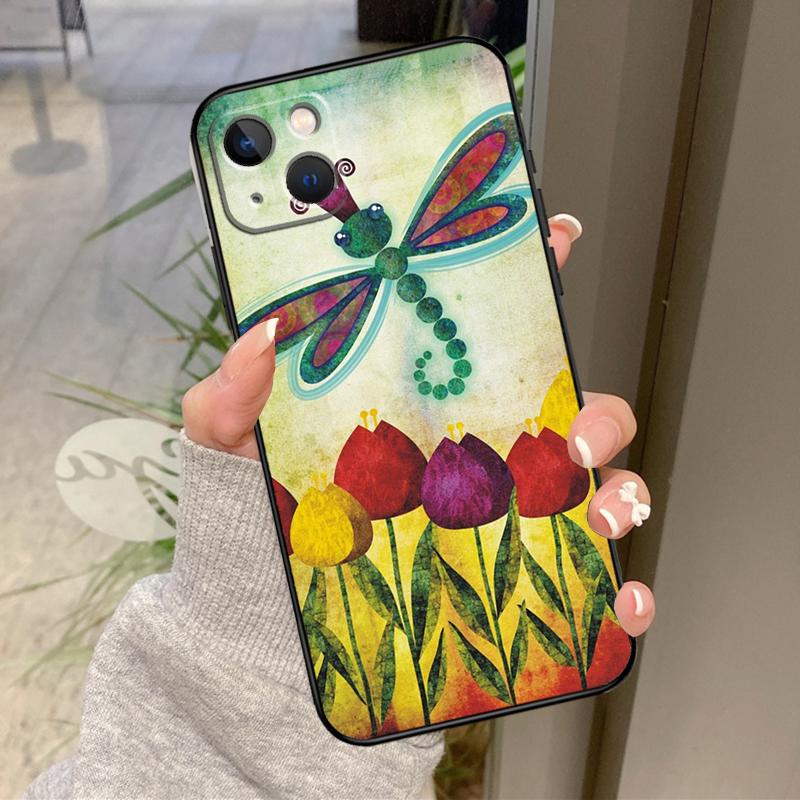 Tulips Flower Spring Case For iPhone 16 Pro Max 15 14 12 11 13 17 Pro Max Plus 12 13 Mini 16e 17 Air Back Cover