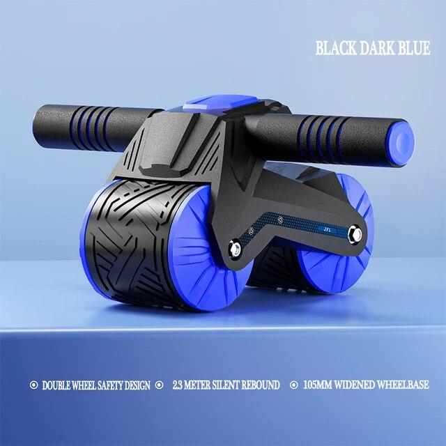 

Фитнес-колесо, роликовое колесо с автоматическим отскоком, колесо для живота, немое колесо для брюшного пресса, тренажер для мышц рук, бодибилдинг, домашний тренажерный зал, оборудование для фитнеса чёрный