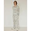 Lunaluz Men S Double Gauze Long Sleeve Collar pajamaS Set
