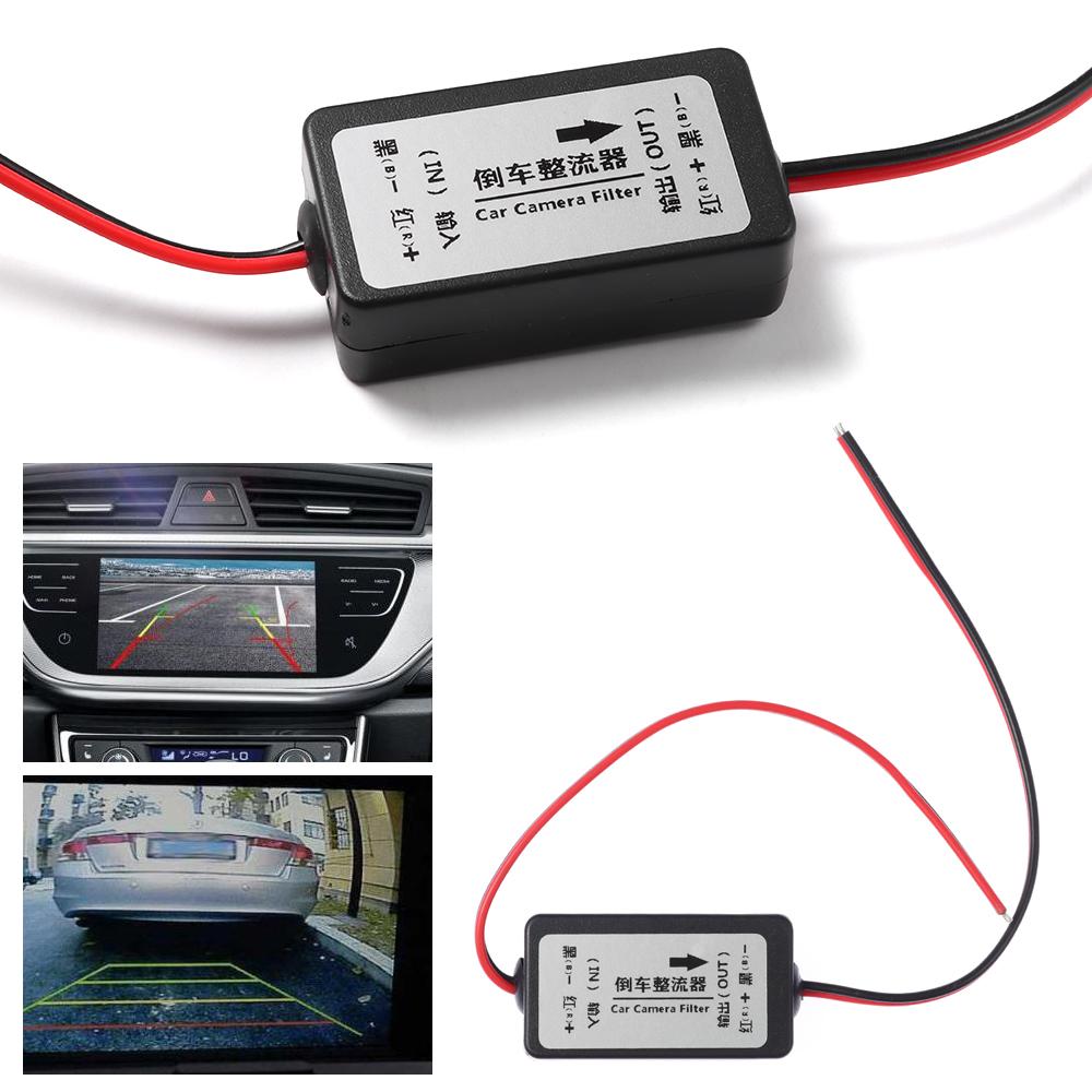 Auto Backup Camera for Car Rear View Filter Rectifier 12V DC Power Relay Capacitor