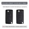 Zinc Alloy Leather Key Case Cover Protector Shell Durable Waterproof For Citroen C2 C3 C4 C5 C6 C8 Xsara Picasso Car Accessories