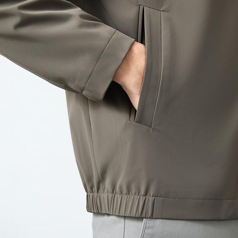 Septwolves Men's Stand-Collar Jacquard Jacket